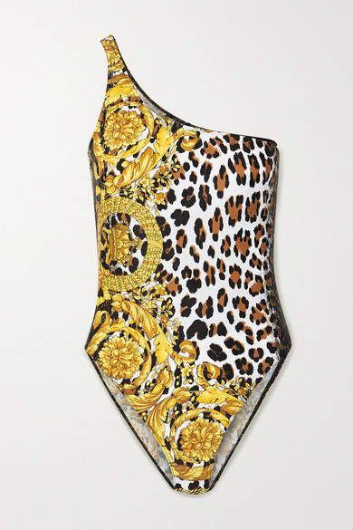 versace crown animal swimwear|versace beachwear.